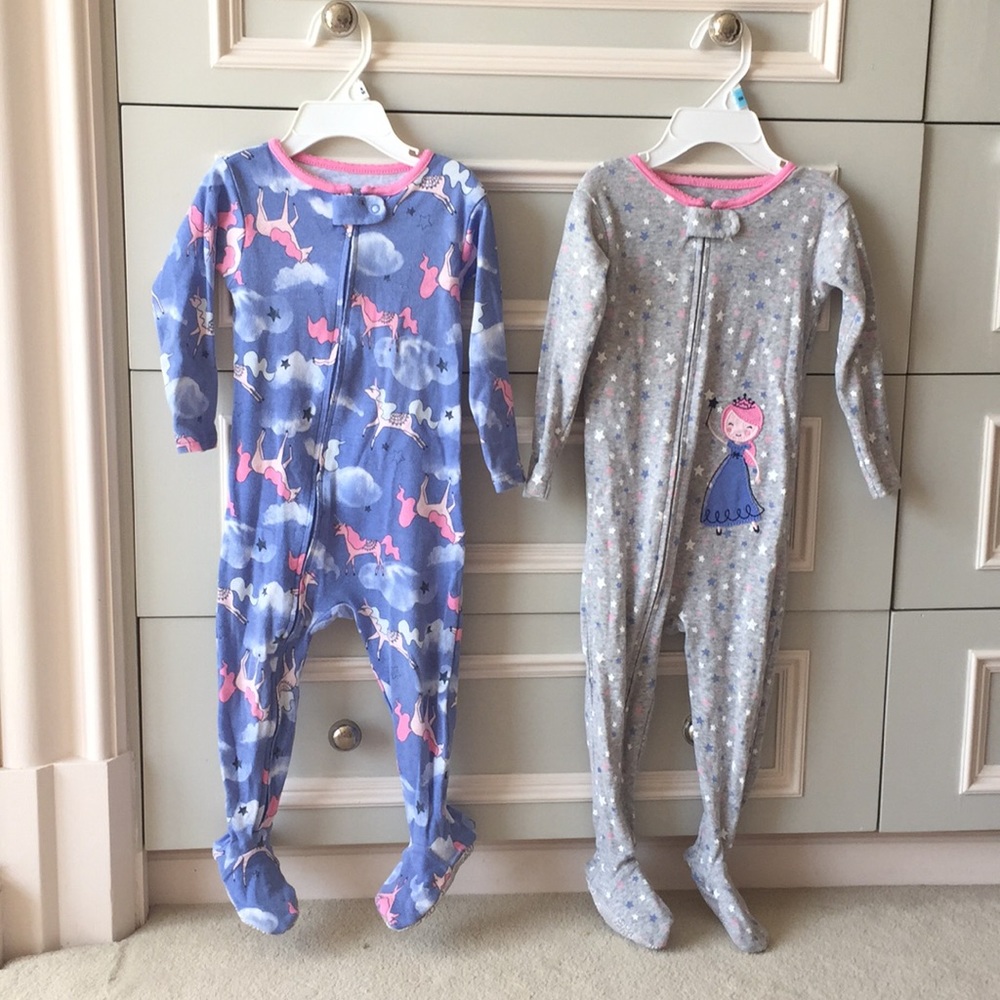 Carters two long sleeve PJs